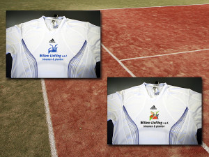 Bedrukte tennisshirts Liefting