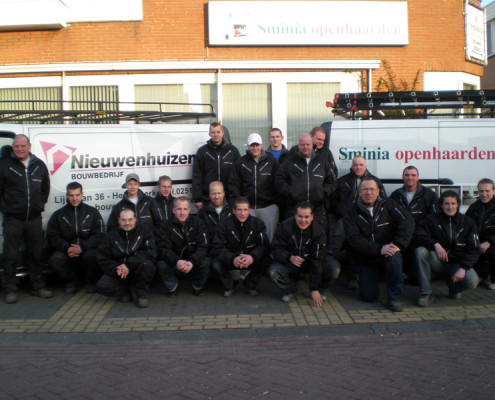 Textiel personeel Bouwbedrijf Nieuwenhuizen