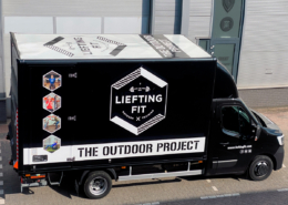 Belettering bakwagen Liefting Fit