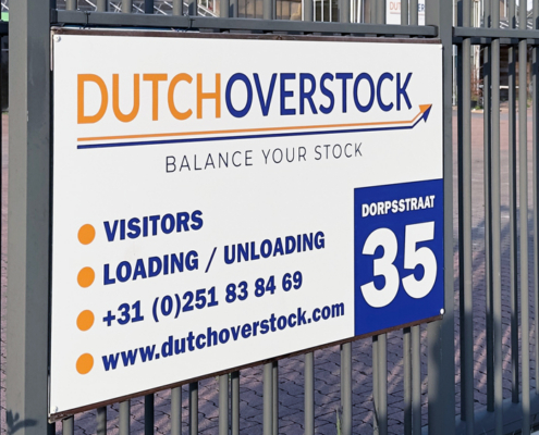 Dutch Overstock bewegwijzering